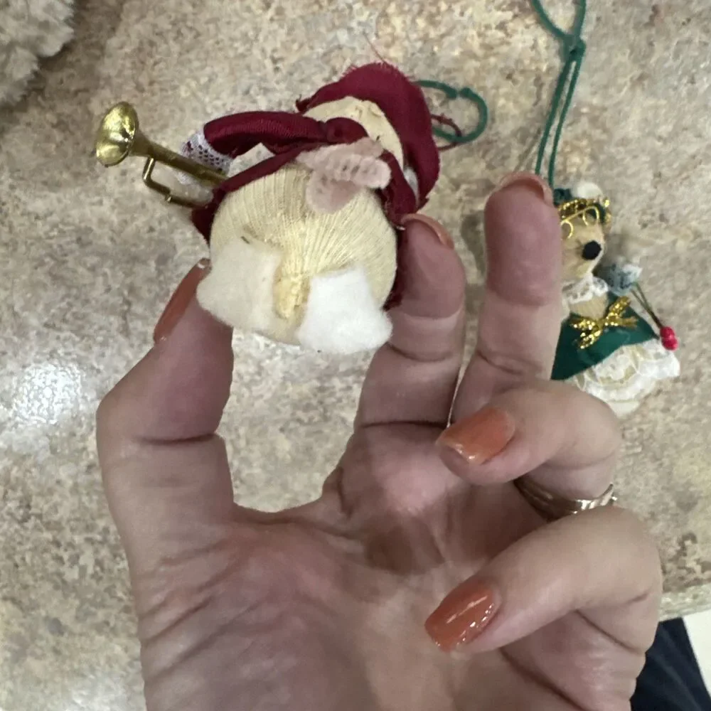 Christmas Ornament - Mr & Mrs Christmas Mice